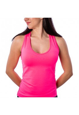 Camiseta BB Básica Rosa Fluor