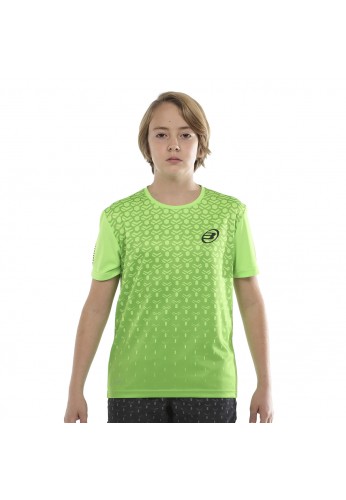 CAMISETA BULLPADEL CARTAMA VERDE ÁCIDO JUNIOR