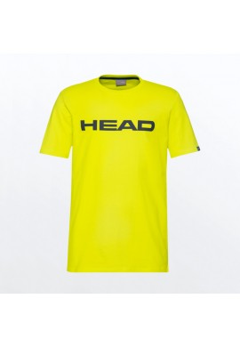 CAMISETA HEAD CLUB IVAN AMARILLO AZUL MARINO