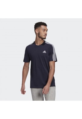 CAMISETA ADIDAS ESSENTIALS 3 BANDAS AZUL