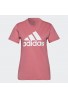 CAMISETA LOUNGEWEAR ESSENTIALS LOGO ADIDAS Rose Tone / White