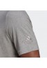 CAMISETA ADIDAS ESSENTIALS EMBROIDERED LINEAR LOGO Medium Grey Heather