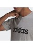 CAMISETA ADIDAS ESSENTIALS EMBROIDERED LINEAR LOGO Medium Grey Heather