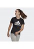 CAMISETA ADIDAS LOUNGEWEAR ESSENTIALS LOGO Black / White