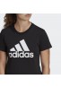 CAMISETA ADIDAS LOUNGEWEAR ESSENTIALS LOGO Black / White