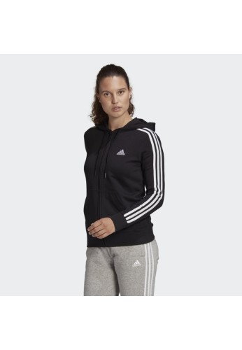 Sudadera adidas Essentials French Terry 3 Bandas Hombre Negr