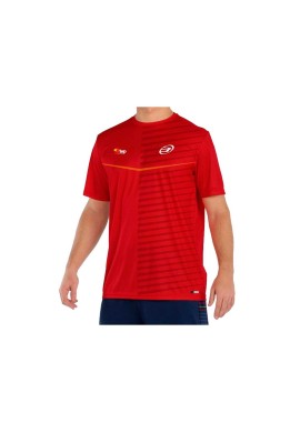 CAMISETA BULLPADEL FOLCO ROJO FEP