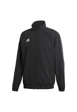 SUDADERA ADIDAS CORE18 PRE COLOR NEGRO/BLANCO