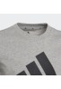 CAMISETA ADIDAS NIÑO GRIS