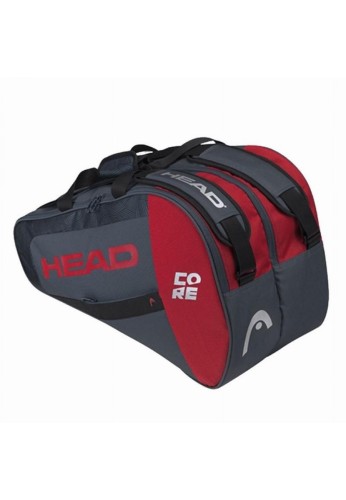 BOLSA DE PÁDEL HEAD CORE COMBI ANTRACITA ROJO