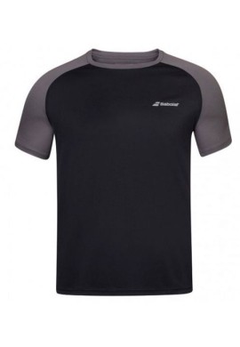 CAMISETA BABOLAT PLAY CREW NECK NEGRO