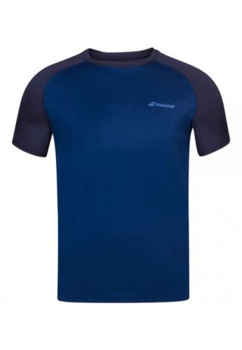 CAMISETA BABOLAT PLAY CREW AZUL OSCURO