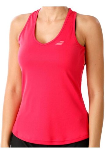 CAMISETA PADEL BABOLAT PLAY TANK TOP ROSA