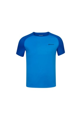 Camiseta tenis Babolat Play Crew Neck negro hombre