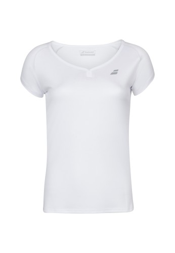 CAMISETA BABOLAT JUNIOR NIÑA PLAY BLANCA