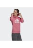 SUDADERA MUJER CON CAPUCHA BIG LOGO ROSA