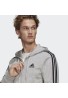 CHAQUETA ADIDAS CON CAPUCHA M 3S FT GRIS