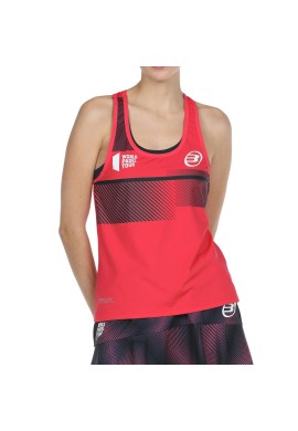 CAMISETA BULLPADEL WPT RUFRAN CARMESÍ FLUOR