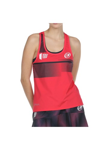 CAMISETA BULLPADEL RUFRAN CARMESÍ FLUOR