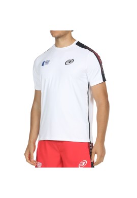 CAMISETA BULLPADEL WPT ROBINE BLANCO