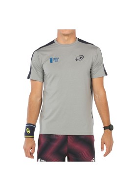 CAMISETA BULLPADEL WPT ROBINE GRIS MEDIO