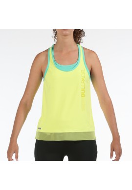 CAMISETA BULLPADEL EUSEBE AMARILLO LIMON FLUOR