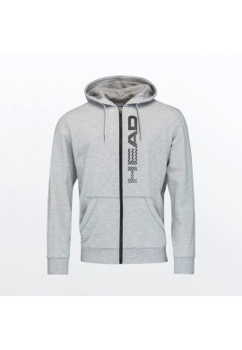 SUDADERA HEAD CLUB FYNN HOODIE FZ M GRIS