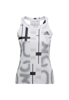 CAMISETA ADIDAS DE TIRANTES CLUB GRAPH BLANCA