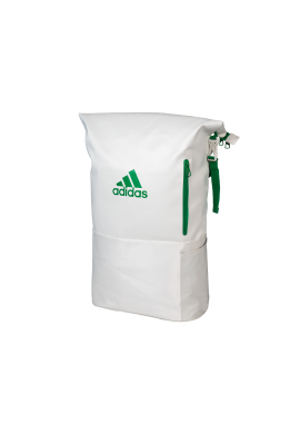 MOCHILA ADIDAS MULTIGAME VERDE Y BLANCO