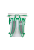 MOCHILA ADIDAS MULTIGAME VERDE Y BLANCO