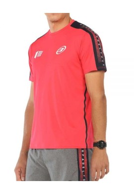 CAMISETA BULLPADEL WPT ROBINE ROJO FLUOR