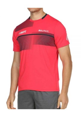 CAMISETA BULLPADEL WPT REDULLU CARMESI FLUOR