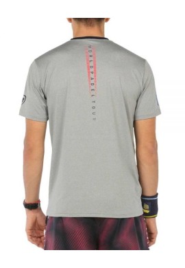 CAMISETA BULLPADEL WORLD PADEL TOUR REDULLU GRIS MEDIO VIGORE