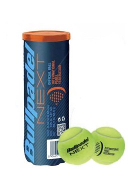 BOTE DE BOLAS BULLPADEL FIP NEXT PRO AMARILLO