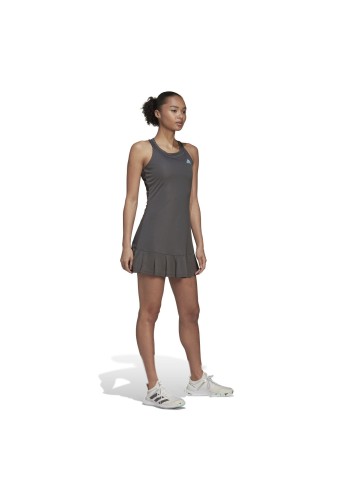 VESTIDO ADIDAS CLUB COLOR GREY SIX/PULSE AQUA