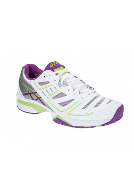 biblioteca enfocar adolescente Zapatillas Asics GEL-SOLUTION LYTE 2 CLAY blanca y violeta - Padel Pone