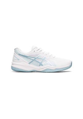 ZAPATILLAS ASICS GEL-GAME 8 CLAY/OC WHITE/SMOKE BLUE - MUJER