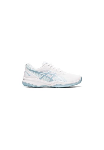 ZAPATILLAS ASICS GEL-GAME 8 CLAY/OC WHITE/SMOKE BLUE - MUJER