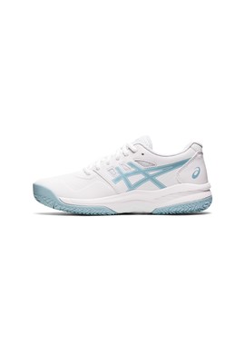 ZAPATILLAS ASICS GEL-GAME 8 CLAY/OC WHITE/SMOKE BLUE - MUJER