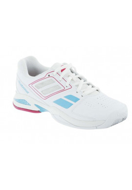 Zapatillas Babolat PROPULSE TEAM BPM JR banco y rosa