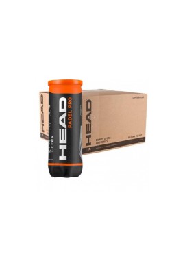 CAJON 24 BOTES PELOTAS HEAD PADEL PRO