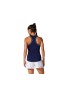 CAMISETA ASICS COURT W PIPING TANK AZUL