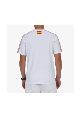 CAMISETA BULLPADEL EXUDO BLANCO