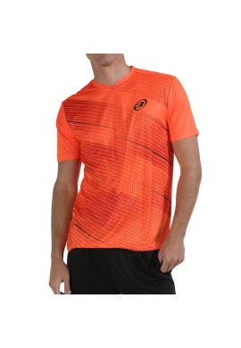 CAMISETA BULLPADEL COJAS CORAL FLUOR