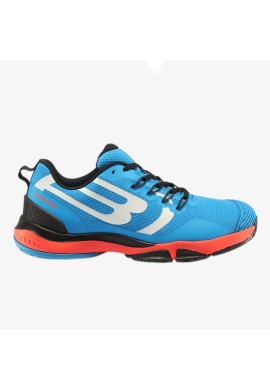 ZAPATILLA BULLPADEL VERTEX HYBRID FLY 22I AZUL REAL/ROJO