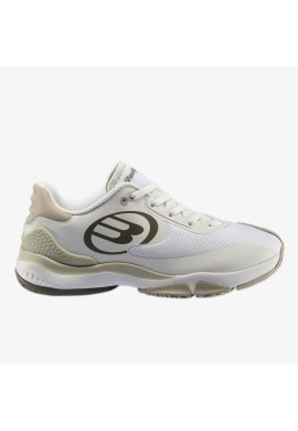 ZAPATILLA BULLPADEL FLOW HYBRID FLY 22I BLANCO/KAKI