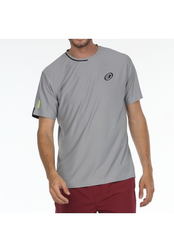 CAMISETA BULLPADEL LINDE GRIS MEDIO