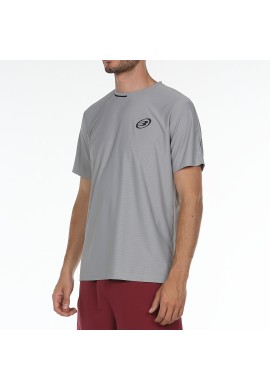 CAMISETA BULLPADEL LINDE GRIS MEDIO