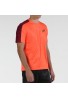 CAMISETA BULLPADEL MITAD CORAL FLUOR