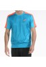 CAMISETA BULLPADEL MITAD TURQUESA